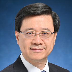 The Hon John KC LEE, GBM, SBS, PDSM, PMSM the Chief Executive of the Hong Kong Special Administrative Region